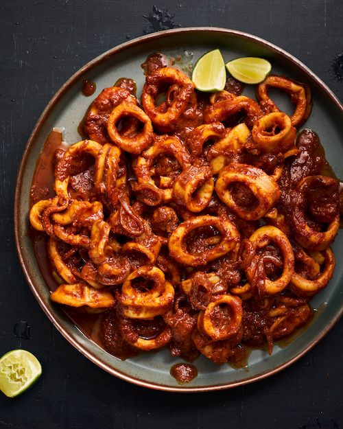 Calamari  masala tava fry
