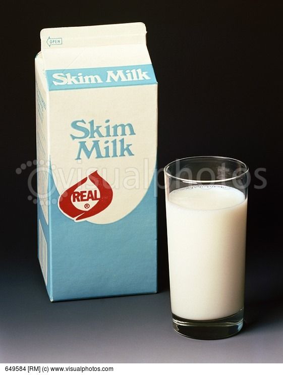 Skimmed milk (per litre)